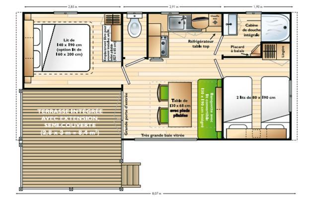 Mobil Home 5Pers Proche Europa Park Dans Camping 3Etoiles Boofzheim Extérieur photo